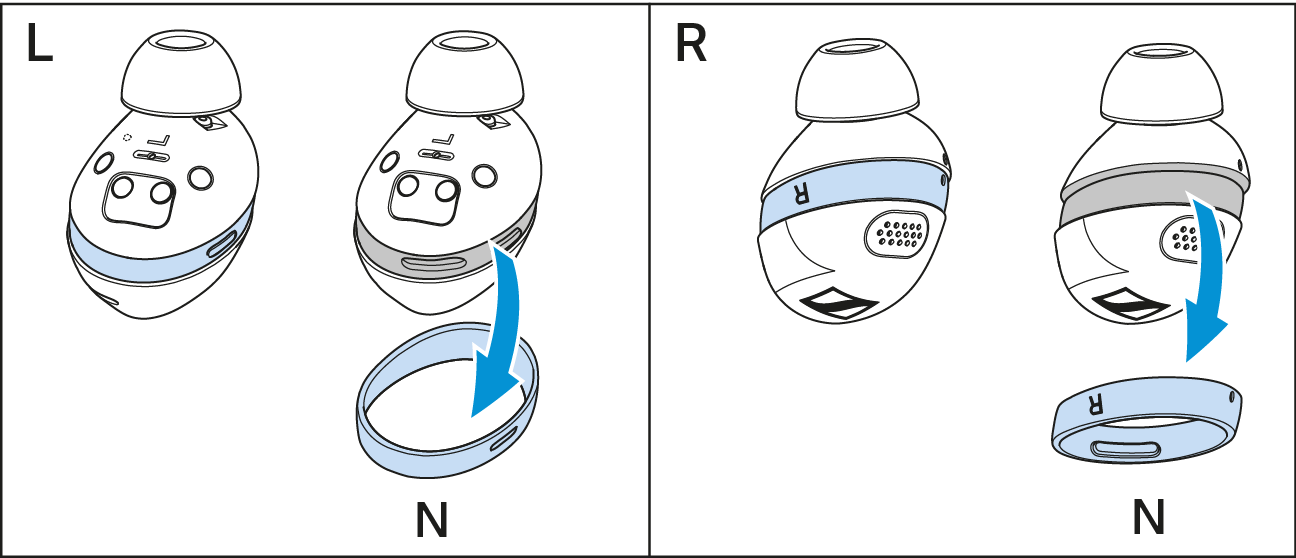 N-Finne entfernen