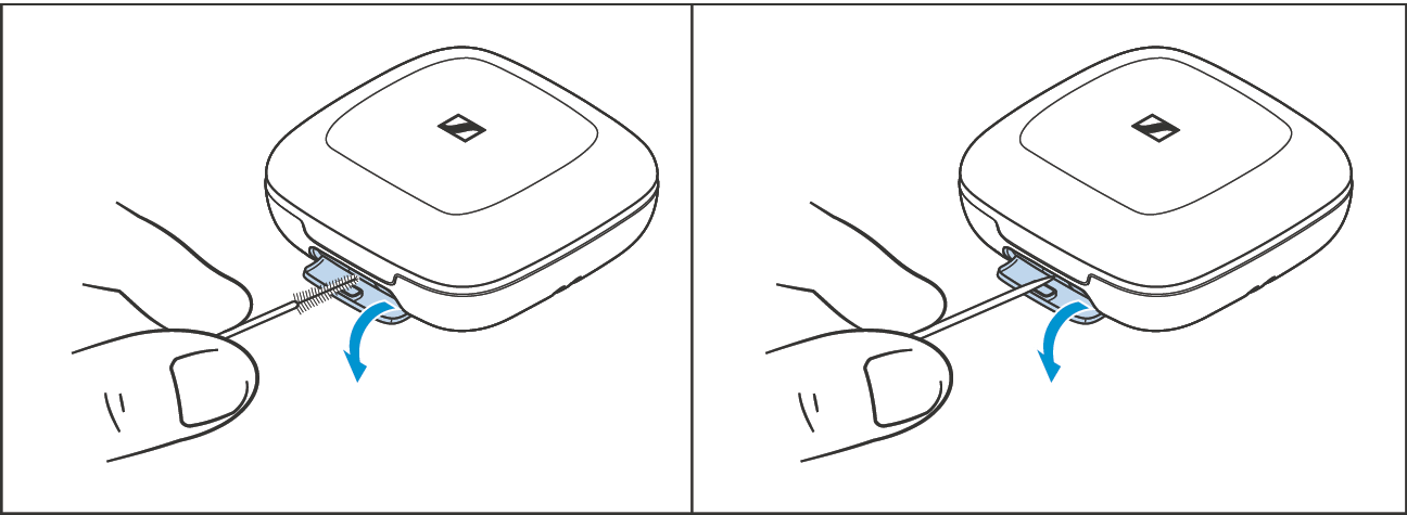 Ladebox reinigen_USB-Buchse