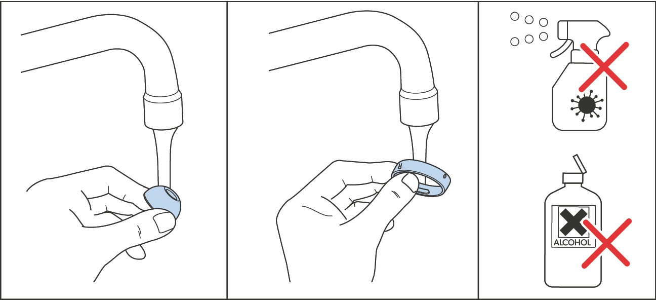 Ohradapter reinigen_Wasser