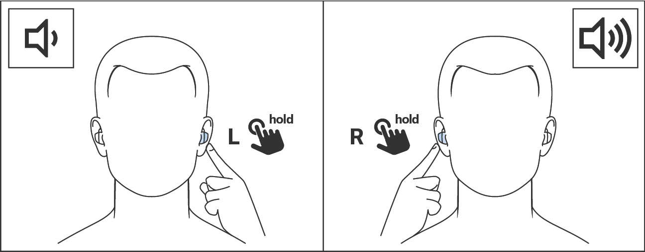 Lautstaerke einstellen